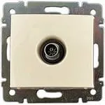Розетка телевизионная проходная TV СП Valena 14дБ механизм сл. кость (DIY-упак.) IEK 695625