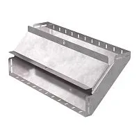 Угол для лотка вертикал. внутр. 90град. 600х100 0.8мм с крышкой Стандарт Промрукав PR16.0609