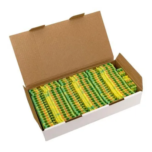 Колодка клеммная пружинная 4 Push-in 3 вывода земля EKF PIT-4-3-pe фото 2