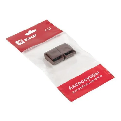 Заглушка 20х10 под темн. дерево Plast PROxima (уп.4шт) EKF ecd-20-10x4 фото 6