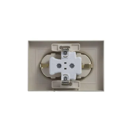 Розетка 2-м СП AtlasDesign 16А IP20 с заземл. в сборе беж. SE ATN000224 фото 4