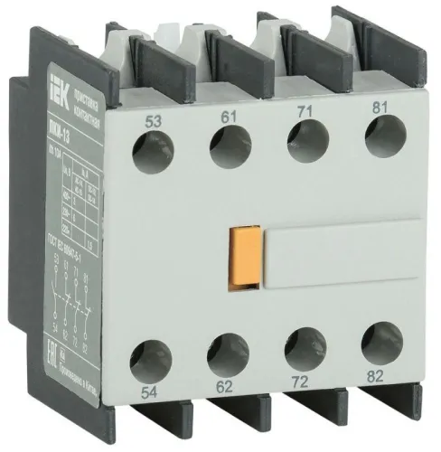 Приставка контактная ПКИ-13 доп. контакты 1НО+3НЗ KARAT IEK KPK10-13