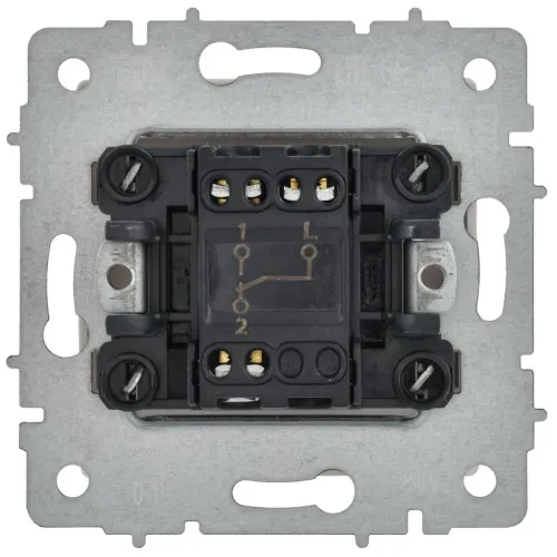 Выключатель проходной 1-кл. Brite 10А ВС10-1-6-БрБ механизм бел. IEK BR-V12-0-10-K01-PRO фото 5