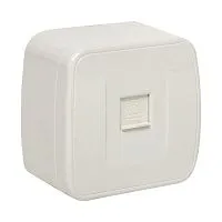 Розетка телефонная 1-м ОП Минск Phone бел. Basic EKF EGT01-034-10