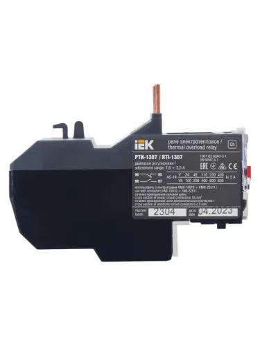 Реле тепл. РТИ 1307 1.6-2.5А KARAT IEK DRT10-D016-D025 фото 5