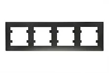 Рамка 4-м Karea RIZZ STAR чер. Makel 88054704