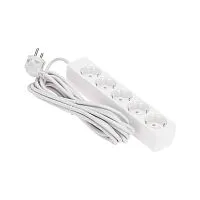 Удлинитель 5х5м с заземл. 3х0.75 бел. PROCONNECT 13-4213