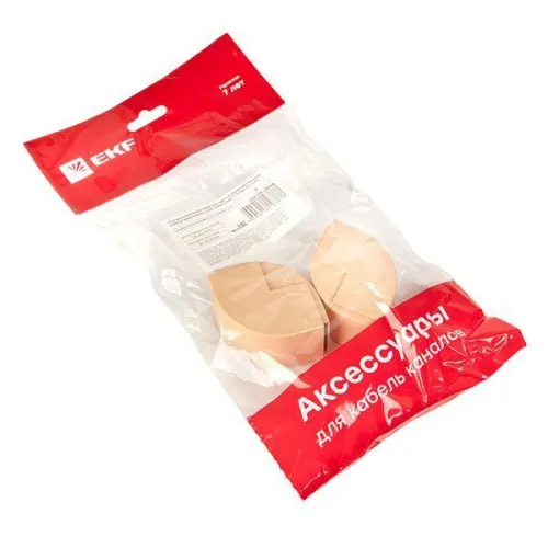 Угол внешний 25х25 под свет. дерево Plast PROxima (уп.4шт) EKF obl-25-25x4 фото 2