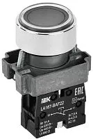Кнопка LA167-BAF22 d22мм 1НЗ черн. IEK BBT20-BAF22-2-22-67-K02