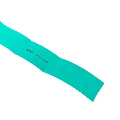 Трубка термоусадочная ТУТ нг 50/25 зел. (уп.50м) EKF tut-50-j фото 5