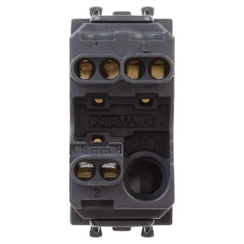 Переключатель модульный 1-кл. 1мод. Avanti "Черный квадрат" 16А IP20 черн. DKC 4402111 фото 2