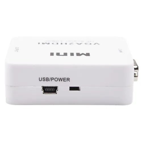 Конвертер VGA + Стерео 3.5мм на HDMI пластик бел. Rexant 17-6930 фото 5