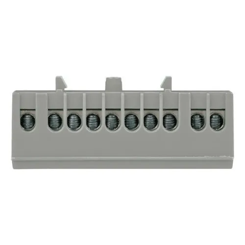 Шина L "фаза" 6х9 10 отвер. латунь сер. изолированный корпус на DIN-рейку PROxima EKF sn0-63-10-is фото 7