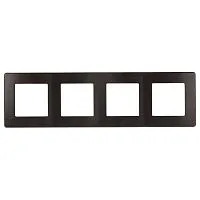 Рамка 4-м 12-5104-05 сатин антрацит Эра Б0052533