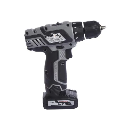 Дрель-шуруповерт аккумуляторная ДА-18ЭР 35 (Li-ion 2 аккум. 2А.ч) ИНТЕРСКОЛ 436.2.2.20 фото 3