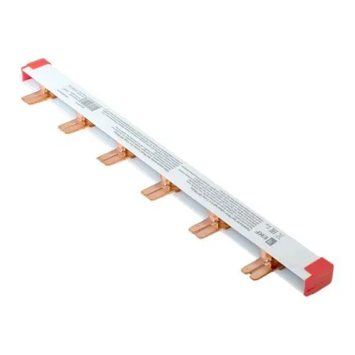 Шина соединительная типа PIN для 2-п нагр. 63А 12 мод. EKF pin-02-63-12 фото 4