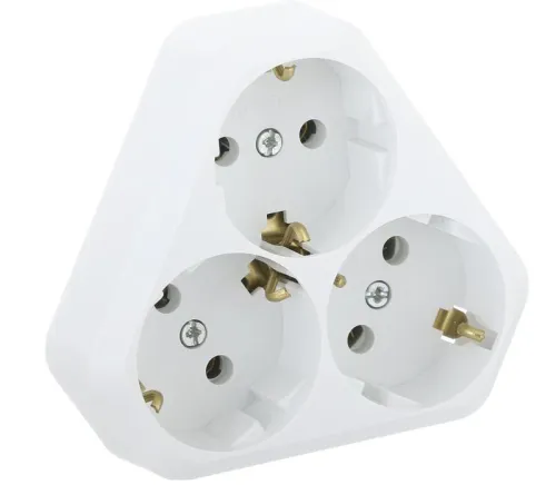 Розетка 3-м скрытой установки с заземл. Makel 10001234