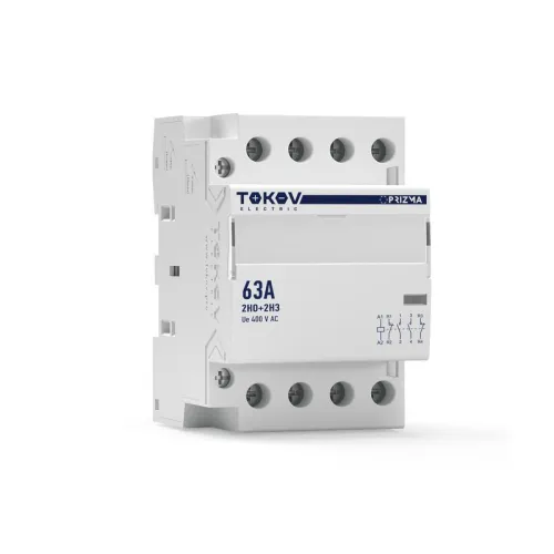 Контактор модульный 54мм 63А 230В АС 2НО 2НЗ PRIZMA TOKOV ELECTRIC TKE-PZ-MC-3-63-230-22