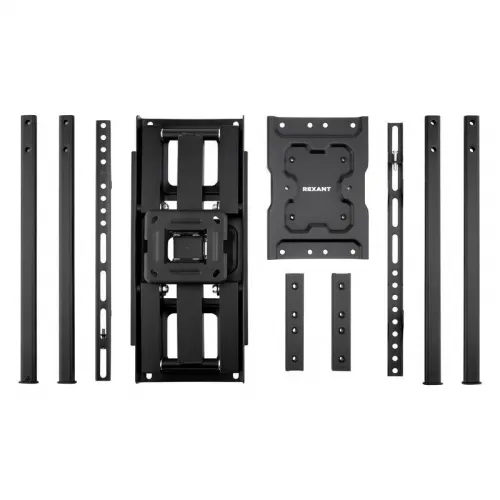 Кронштейн для телевизора 37-85 дюймов наклонно-поворотный двойное колено HOME Rexant 38-0384 фото 5