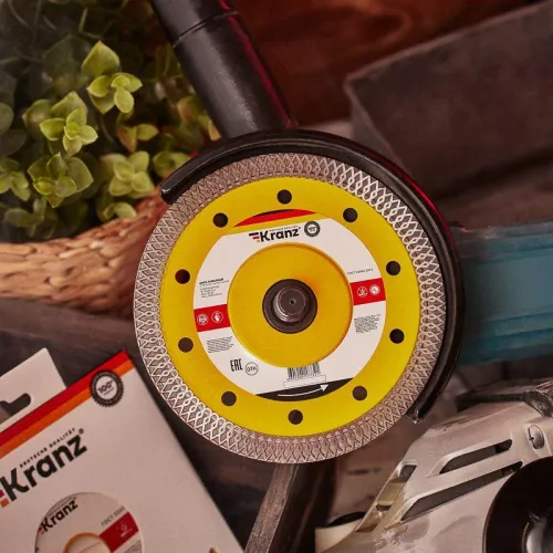 Диск отрезной алмазный ультратонкий 125х22.2мм Kranz KR-90-0141 фото 2