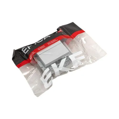 Выключатель кнопочный 2-кл. СП Эпика механизм алюм. EKF UP1-SWA-23 фото 4