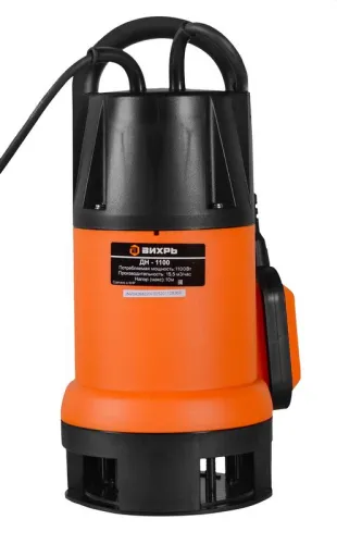 Насос дренажный ДН-1100 Вихрь 68/2/7 фото 7