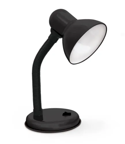 Светильник настольный СНО 22Ч 60Вт E27 230В под лампу на основании с подвесом черн. IN HOME 4690612046877