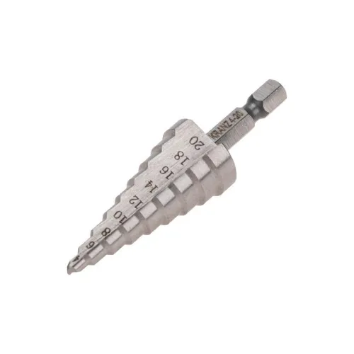 Сверло ступенчатое по металлу 4.0-20.0мм Kranz KR-12-6601 фото 2