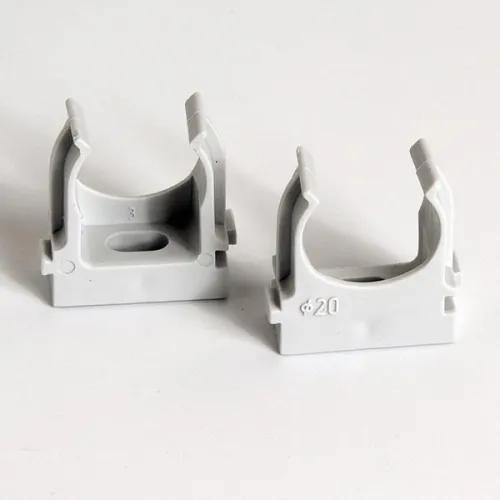 Держатель для труб (клипса) d20мм сер. (уп.100шт) TOKOV ELECTRIC TKE-LC-20-C06/100