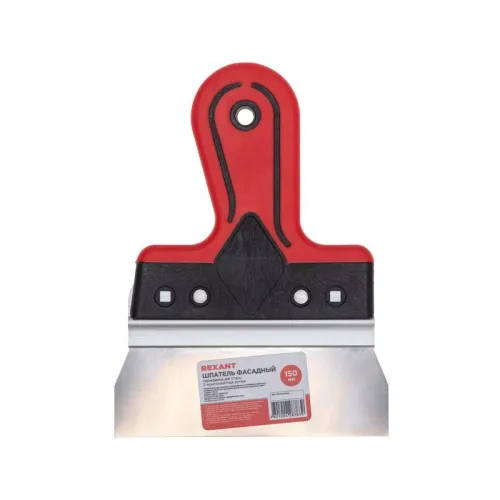 Шпатель фасадный 150мм нержавеющая сталь 2-комп. ручка Rexant 89-0212 фото 2