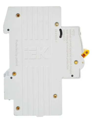 Выключатель автоматический дифференциального тока 2п C 50А 100мА тип AC 4.5кА АД-12 KARAT IEK MAD10-2-050-C-100 фото 7