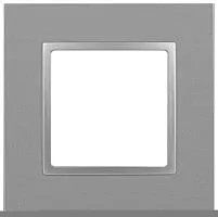 Рамка 1-м Elegance 14-5011-03 Classic алюм. Эра Б0060573