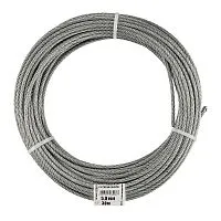Трос для растяжки 5.0мм DIN 3055 стальной (уп.30м) Tech-Krep/Zitar 127851