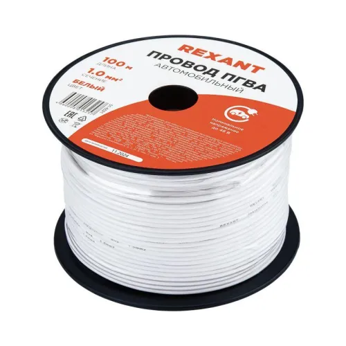 Провод ПГВА 1 Б бухта (м) Rexant 01-6521 фото 3