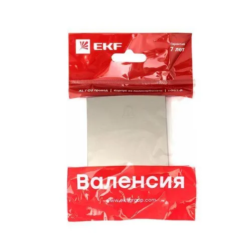 Панель лицевая Валенсия для кнопки звонка 10А кашемир PROxima EKF ESV10-L-026-40 фото 2