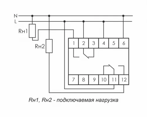 Реле времени PCU-507 2х8А 230В 2п IP20 многофункц. 2 независимых времен. 1 мод. монтаж на DIN-рейке F&F EA02.001.022 фото 2
