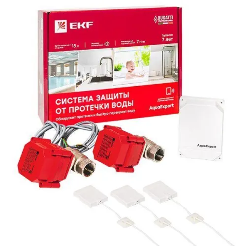 Система защиты от протечки воды AquaExpert 3/4 дюйма EKF AquaExpert-3/4 фото 18
