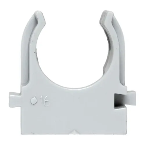 Держатель для труб (клипса) d16мм для монтажн. пистолета сер. (уп.100шт) Plast EKF derjp-z-16 фото 2