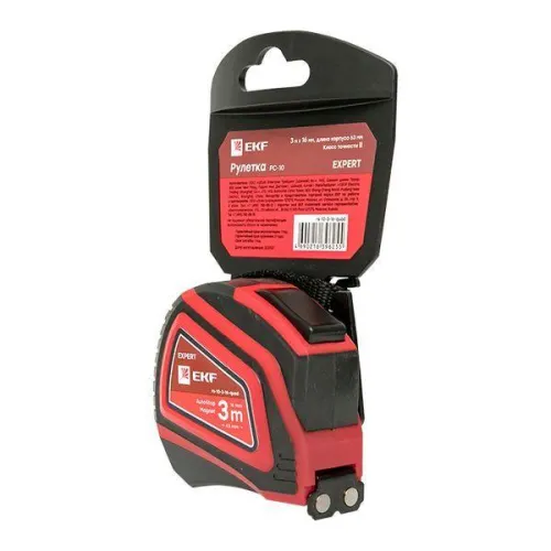 Рулетка измерительная РС-10 3мх16мм Autostop магнит Expert EKF rs-10-3-16-quad фото 8