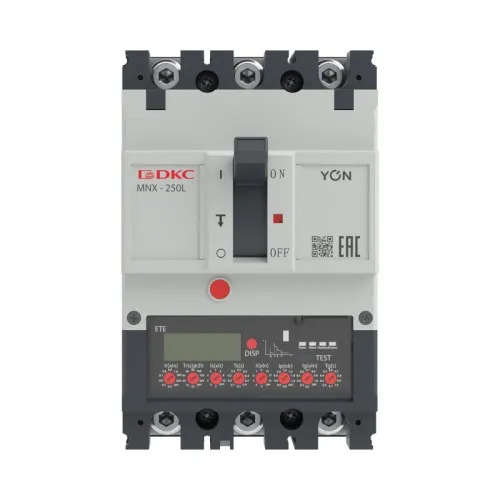 Выключатель автоматический 3P 250А 70кА pro MNX250L при AC415V расцепитель ETE YON MNX250L3PETE0250 фото 2