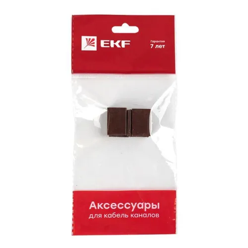 Соединитель 15х10 под темн. дерево Plast PROxima (уп.4шт) EKF cond-15-10x4 фото 4