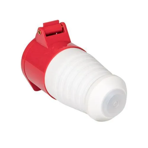 Розетка кабельная 16А 380В 3P+РЕ IP44 (214) EKF ps-214-16-380 фото 3