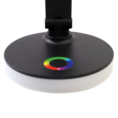 Светильник светодиодный настольный UF-822 C02 7Вт димм. 3 цвет. темп. RGB ночник черн. Ultraflash 15177 фото 5
