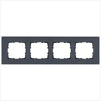 Рамка 4-м G-Glass стекло маренго Jasmart G1004GC