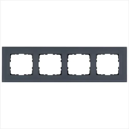 Рамка 4-м G-Glass стекло маренго Jasmart G1004GC