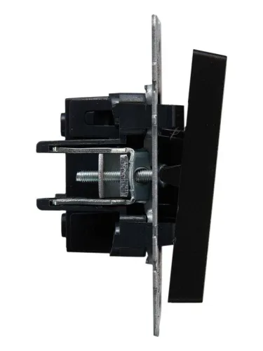 Выключатель проходной 1-кл. СП BRITE ВС10-1-6-БрЧ 10А механизм черн. IEK BR-V12-0-10-K02 фото 2