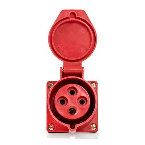 Розетка наружн. уст. 32А 380В 3P+РЕ IP44 (124) EKF ps-124-32-380 фото 4