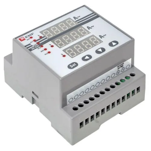 Амперметр цифровой AD-G33 3ф на DIN EKF ad-g33 фото 8