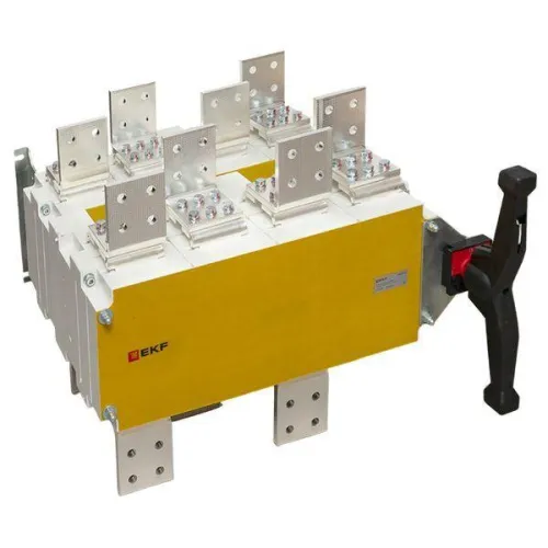 Рубильник-переключатель 4п 2000А с рукояткой управления для прямой установки PowerSwitch EKF pscs-2000-4 фото 5