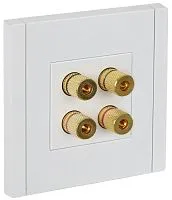 Аудиорозетка 4-м FORTE&PIANO FP239 бел. IEK FP-S40-K01